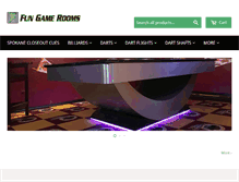 Tablet Screenshot of fungamerooms.com